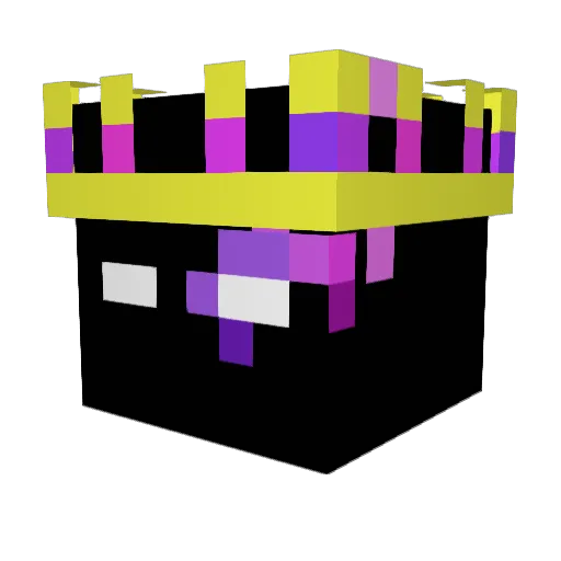 strohh Minecraft avatar head, 3D render