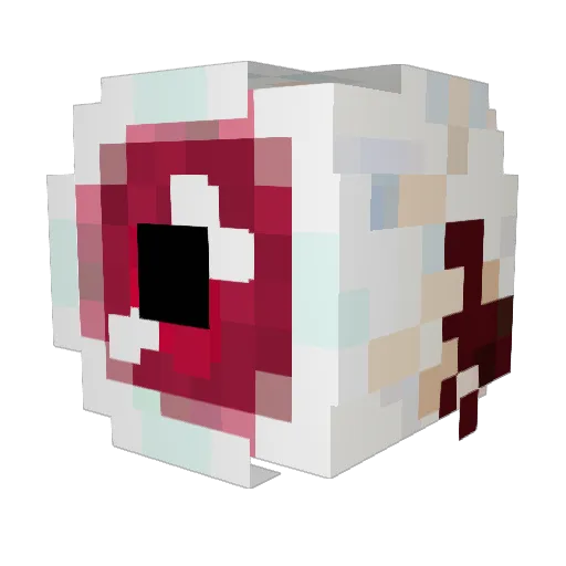 strokinmasih Minecraft avatar head, 3D render