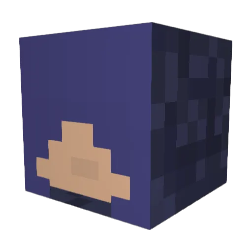 stromlo Minecraft avatar head, 3D render