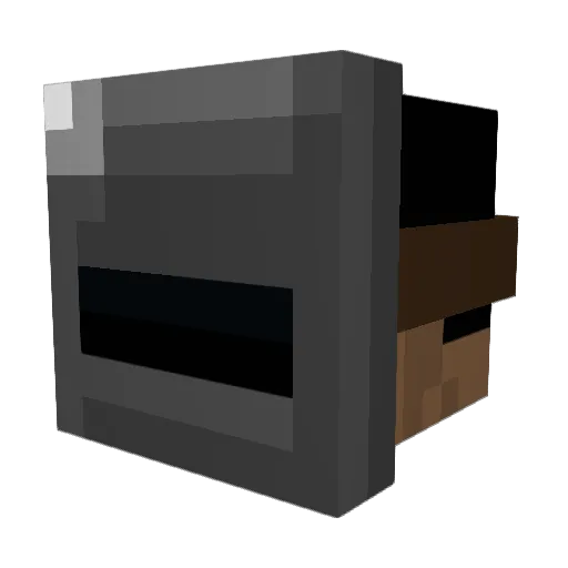 strongbrownman Minecraft avatar head, 3D render