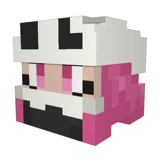 strongrogue Minecraft avatar head, 3D render