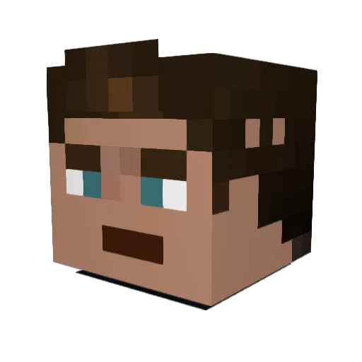 strongsword123 Minecraft avatar head, 3D render