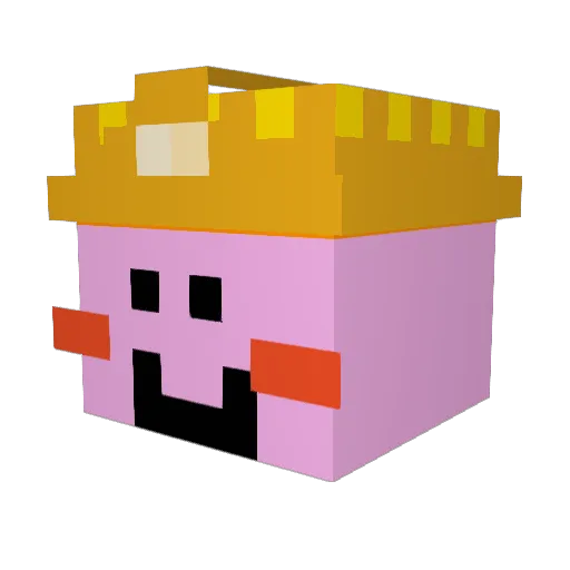 strongyujj Minecraft avatar head, 3D render