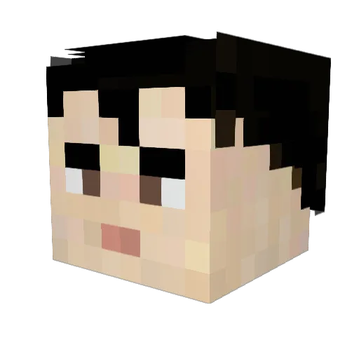 stront1us Minecraft avatar head, 3D render
