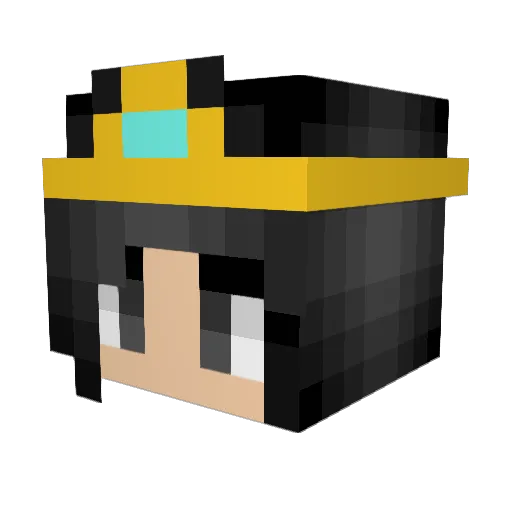 strtdusty Minecraft avatar head, 3D render