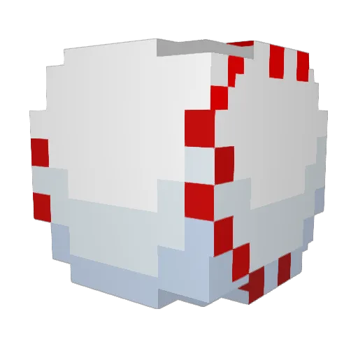 struckout Minecraft avatar head, 3D render