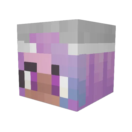 struntzy Minecraft avatar head, 3D render