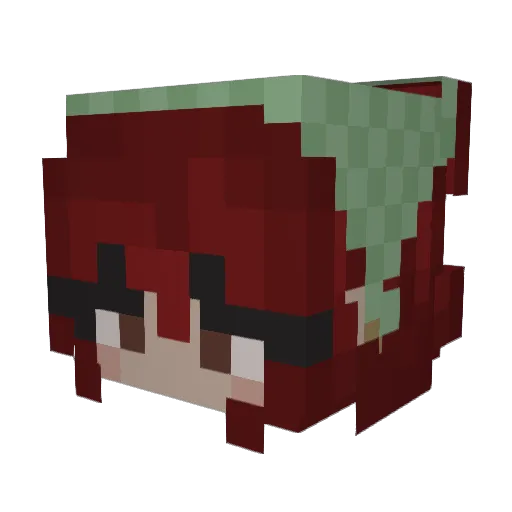 struts681 Minecraft avatar head, 3D render