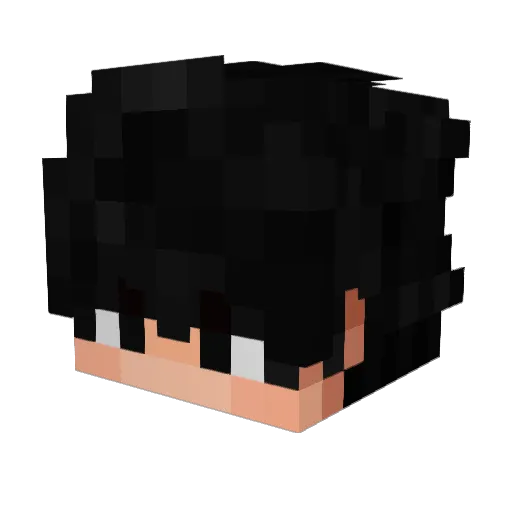 strvvd Minecraft avatar head, 3D render