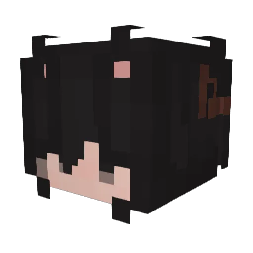 strwbrrybun Minecraft avatar head, 3D render
