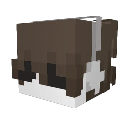 strwbryduck Minecraft avatar head, 3D render