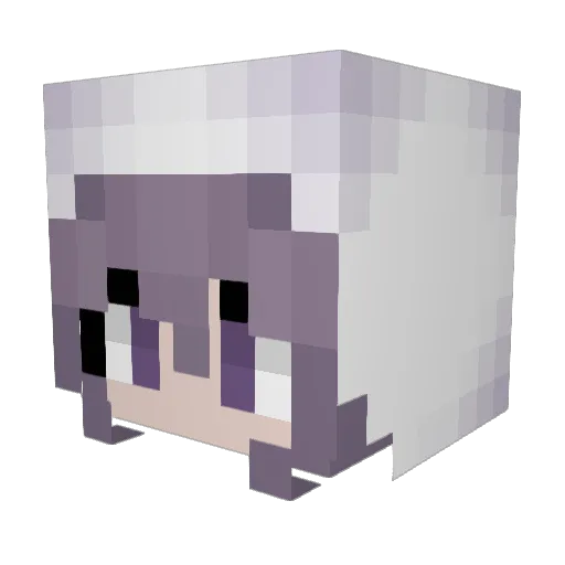 strwngeuwu Minecraft avatar head, 3D render
