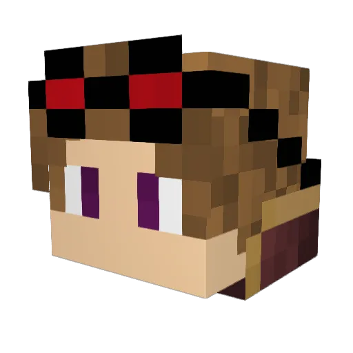 stryder246 Minecraft avatar head, 3D render