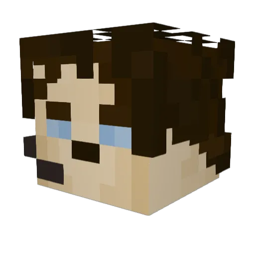stryker929 Minecraft avatar head, 3D render