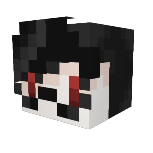 stsnnnnnn Minecraft avatar head, 3D render