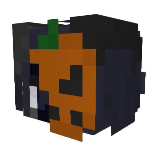stu_tv Minecraft avatar head, 3D render