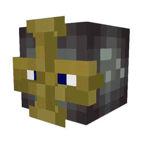 studen101 Minecraft avatar head, 3D render