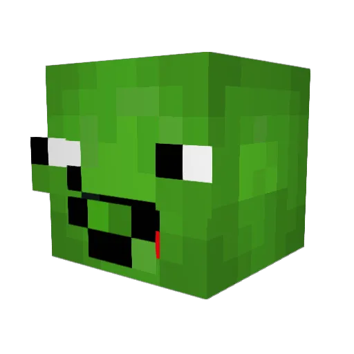 stuff800 Minecraft avatar head, 3D render