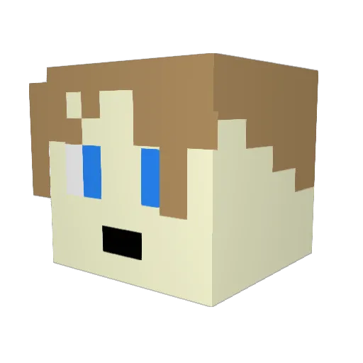 stuffiskool2 Minecraft avatar head, 3D render