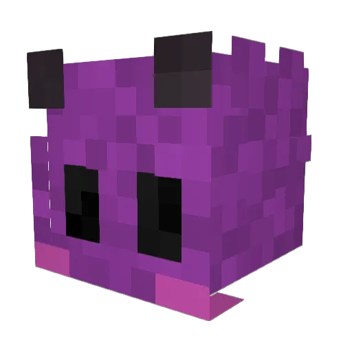 stuffywolf213 Minecraft avatar head, 3D render