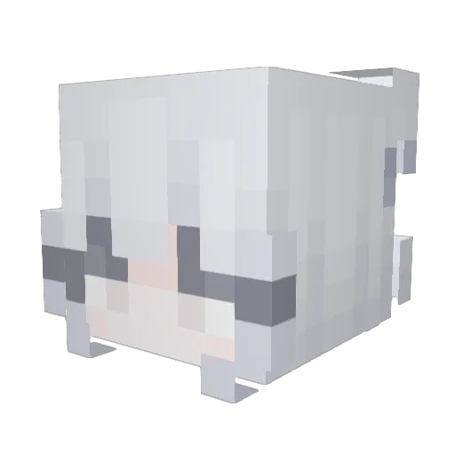 stufiey Minecraft avatar head, 3D render