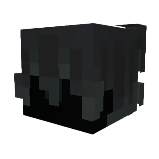 stunlcck Minecraft avatar head, 3D render