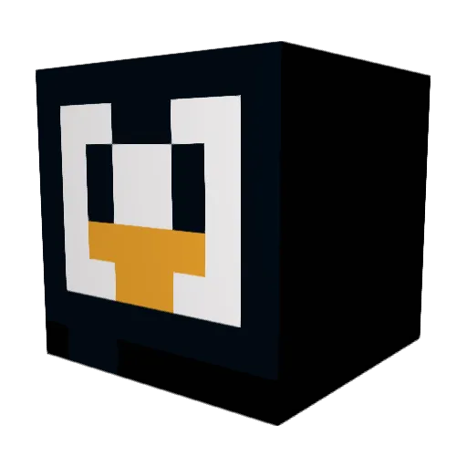 stupidfr Minecraft avatar head, 3D render