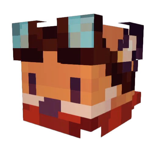 stupidgames1234 Minecraft avatar head, 3D render