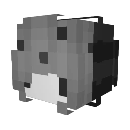 stupidlamechud Minecraft avatar head, 3D render