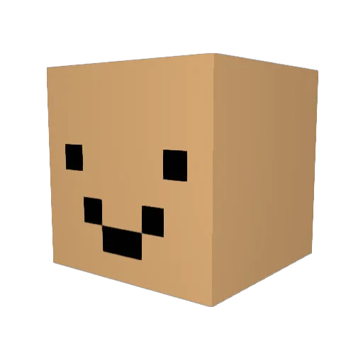 stupidopero Minecraft avatar head, 3D render