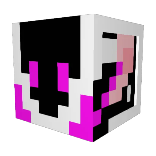 stupidpro Minecraft avatar head, 3D render