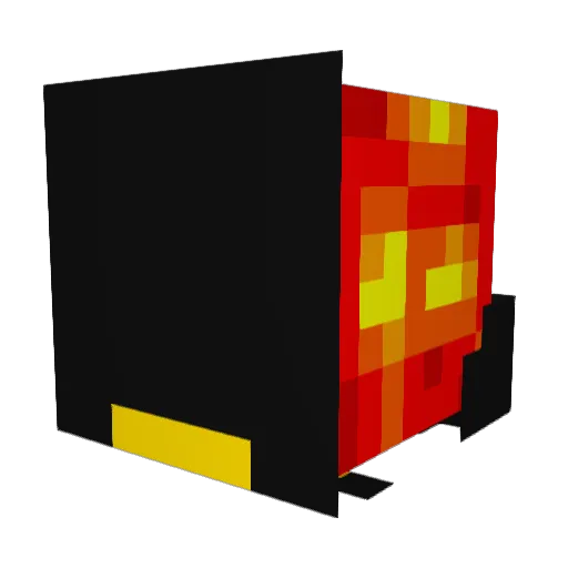 stupidzom Minecraft avatar head, 3D render