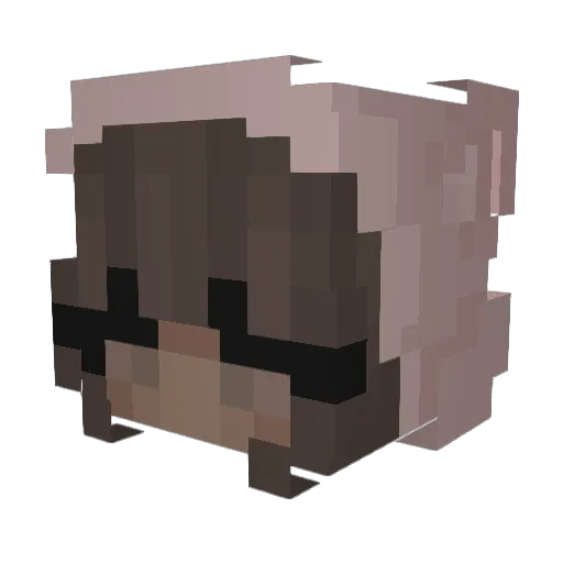 sturjuul Minecraft avatar head, 3D render