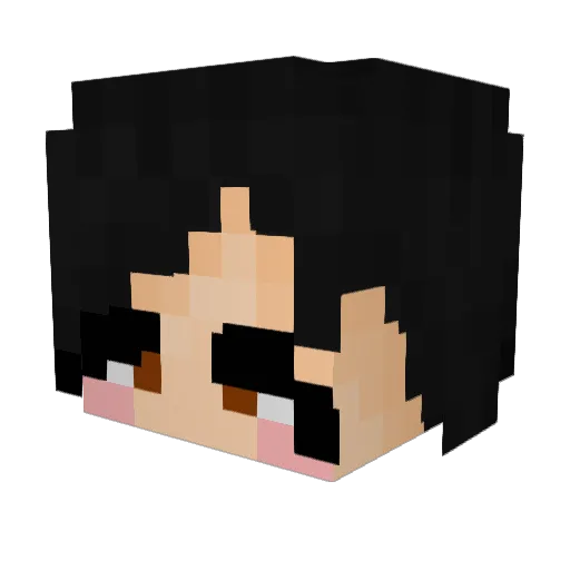 stvvr Minecraft avatar head, 3D render