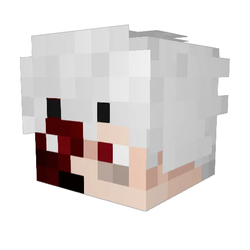 stwefanew Minecraft avatar head, 3D render
