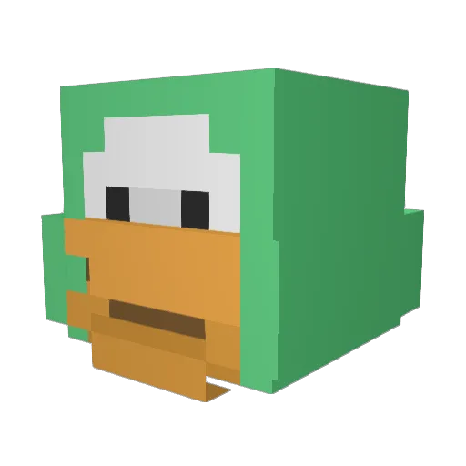 stweve_ Minecraft avatar head, 3D render