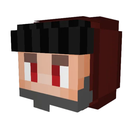 stx__ Minecraft avatar head, 3D render