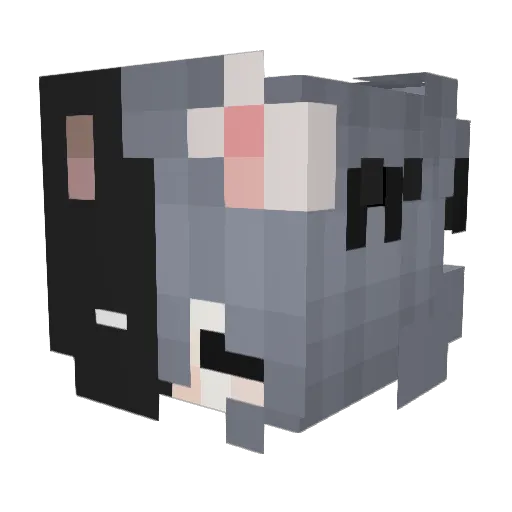 stxlkn Minecraft avatar head, 3D render