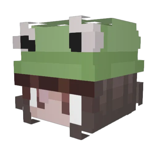 stxraley Minecraft avatar head, 3D render