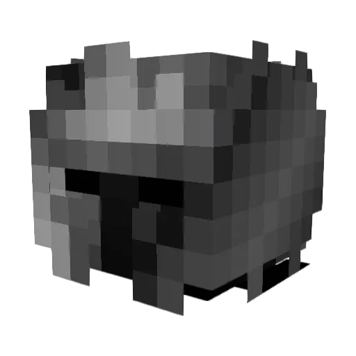 stxrmkid Minecraft avatar head, 3D render