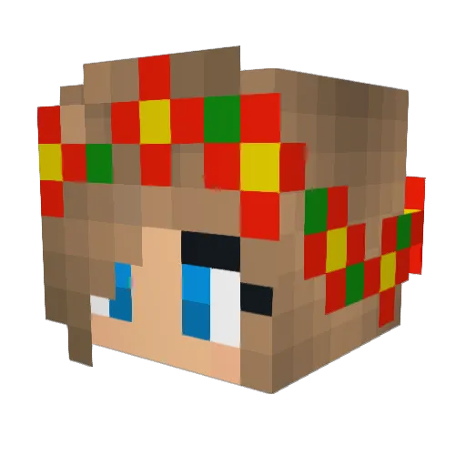 styler1001 Minecraft avatar head, 3D render