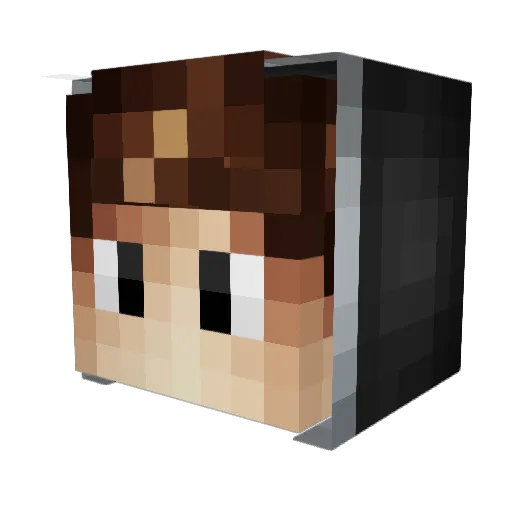 stylex_H_D Minecraft avatar head, 3D render