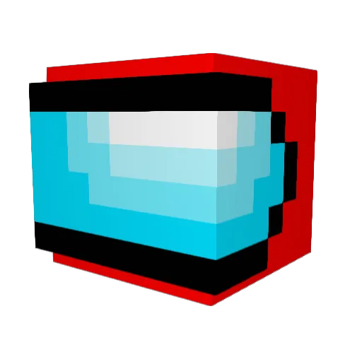 styrial Minecraft avatar head, 3D render