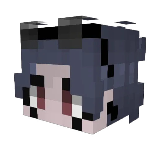 styrocuts Minecraft avatar head, 3D render