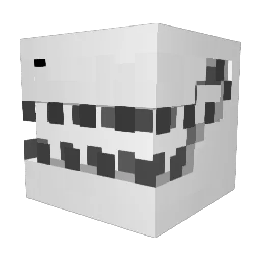 styxdepth Minecraft avatar head, 3D render