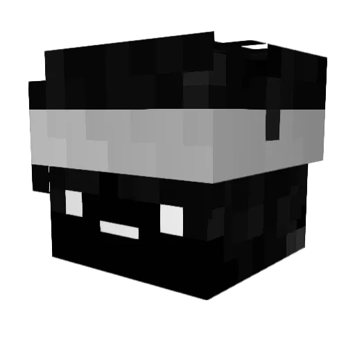 styxmmc Minecraft avatar head, 3D render