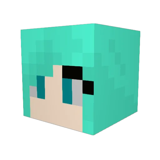 styxtheta Minecraft avatar head, 3D render