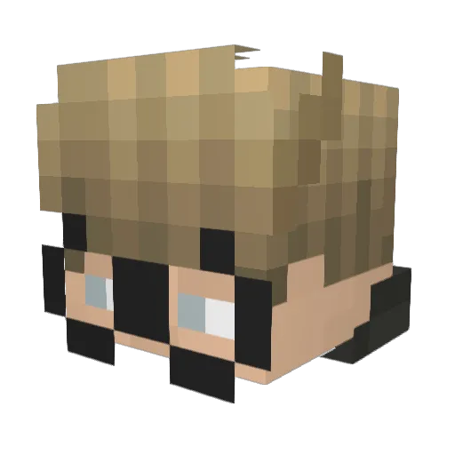 styxx385 Minecraft avatar head, 3D render