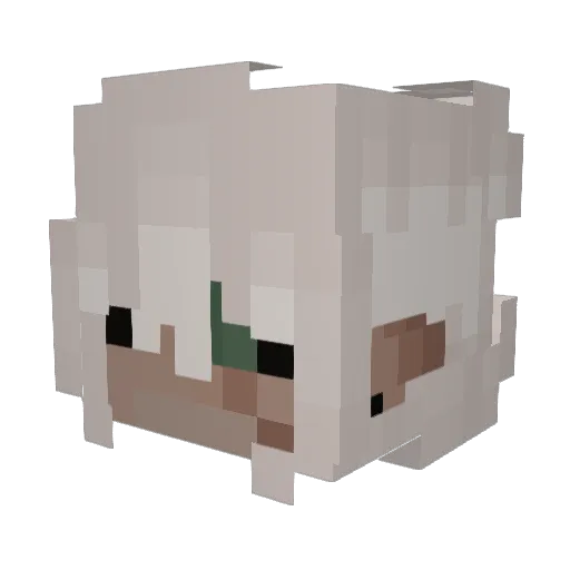 su1ey Minecraft avatar head, 3D render