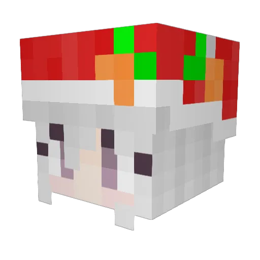 su30u Minecraft avatar head, 3D render